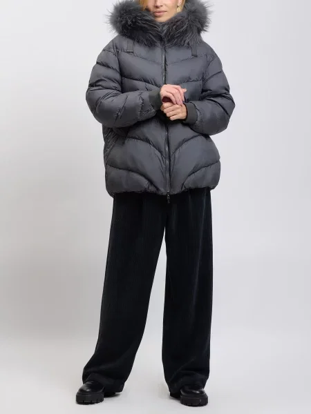 Пуховик Diego M сірий