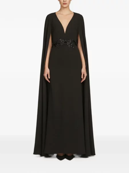 Rochie maxi Marchesa Notte negru