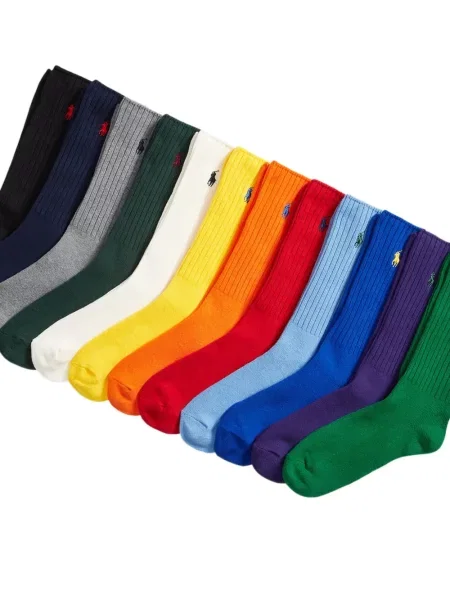 Șosete Polo Ralph Lauren cu model argyle negru