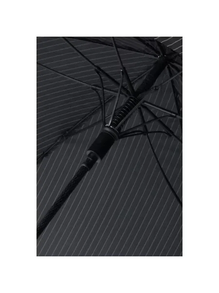 Зонт Fulton в полоску черный