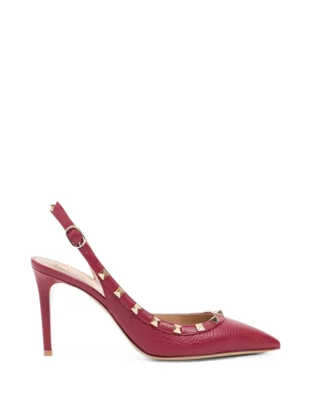Pantofi cu toc Valentino Garavani cu imagine slingback roșu