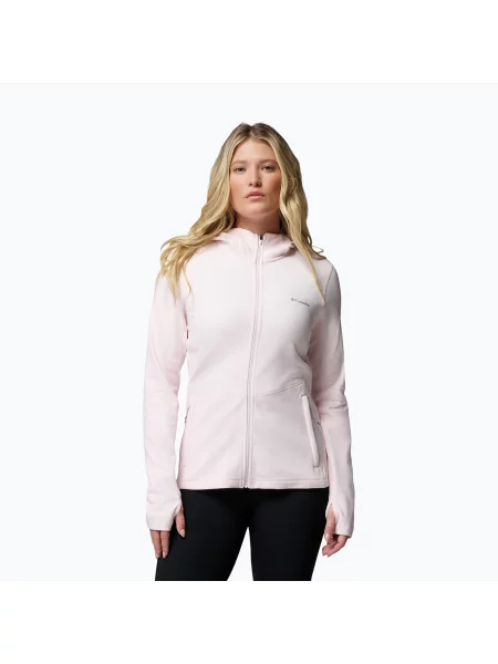 Geacă pentru femei Columbia Star Valley Hooded Full Zip powder pink roz