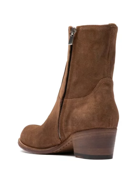 Botine Officine Creative din piele maro