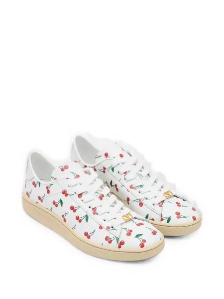 Sneakerși Valentino Garavani cu imagine alb