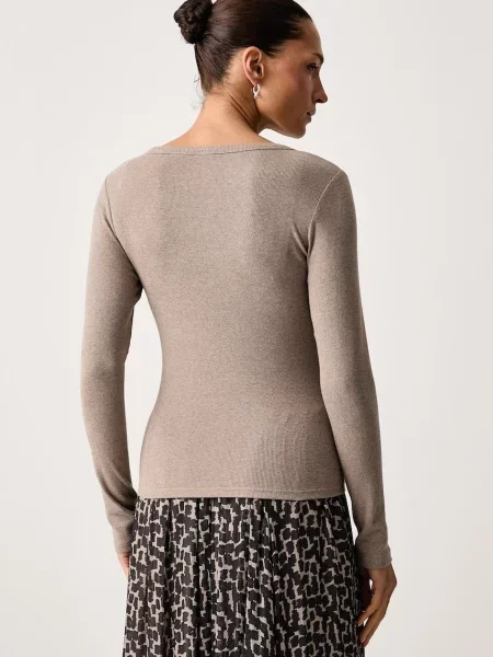 Levi's longsleeve z HAYES LS beżowa