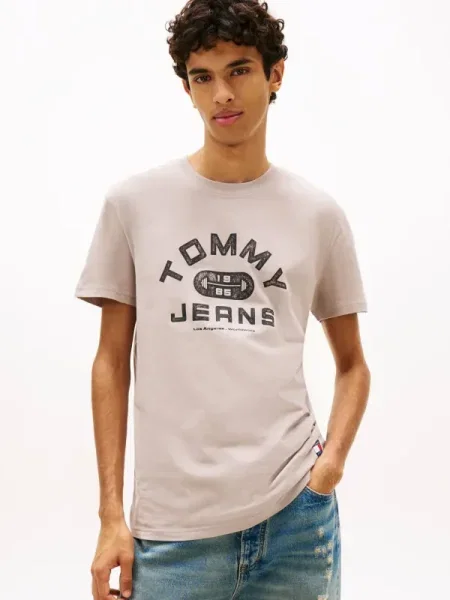 Tommy Jeans Tricou bej