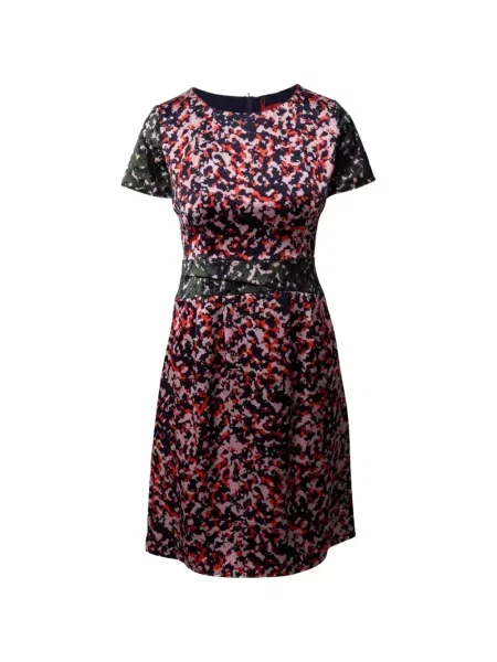 Rochie Boss cu imagine cu model camuflaj