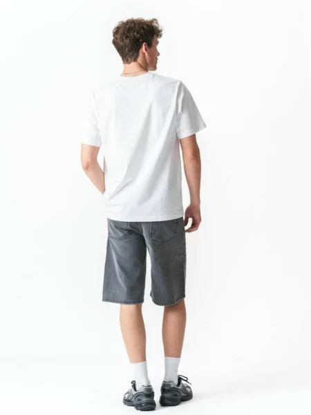 TEESHOPPEN Nadrág Denim shorts szürke