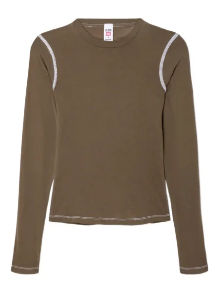 Lung tricou Re/done maro