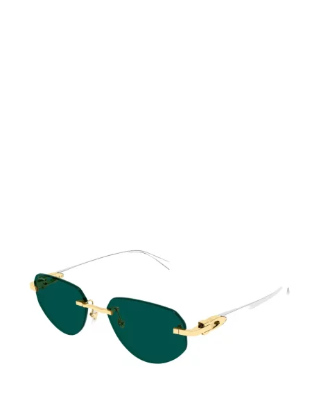 Ochelari de soare Cartier Eyewear cu imprimeu geometric