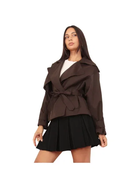 Palton La Modeuse maro