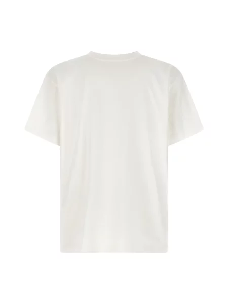 Koszulka Mm6 Maison Margiela z nadrukiem biała