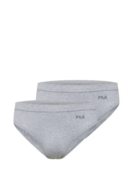 FILA Spodnje hlačke temno / pegasto siva