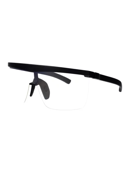 Lniane okulary przeciwsłoneczne Mykita czarne