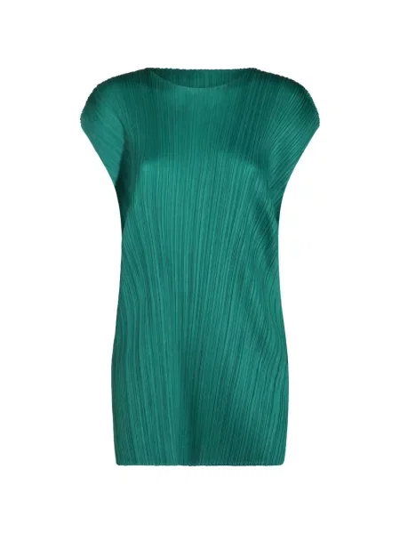 Rochie mini Pleats Please Issey Miyake verde