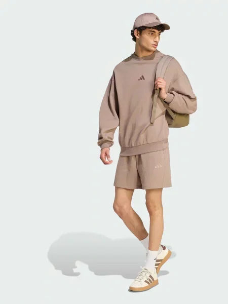 Повседневные шорты Adidas бежевые