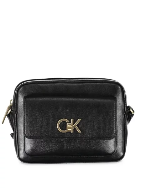Geantă Calvin Klein cu autograf negru