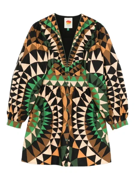 Блуза Farm Rio със сърца черно