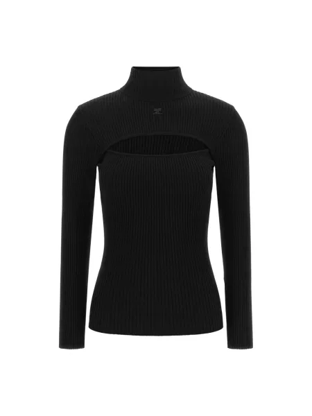 Sweter Courreges czarny