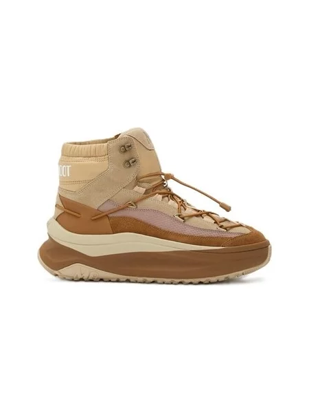 Moon Boot Bocanci Moon | piele întoarsă bej