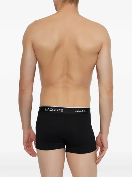 Boxeri Lacoste cu autograf negru