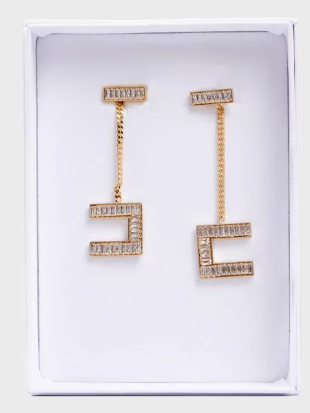 Серьги Elisabetta Franchi золотые