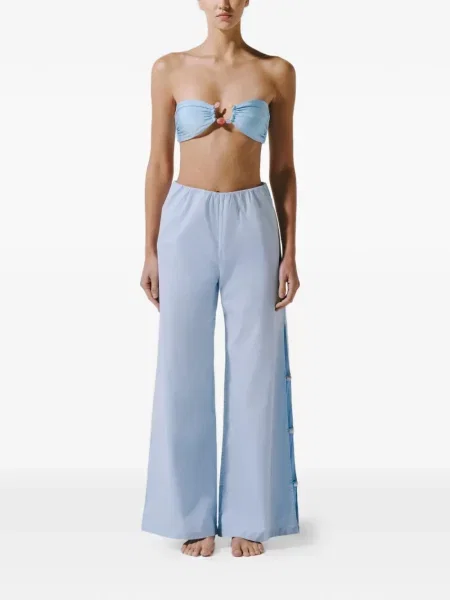 Pantaloni palazzo Baobab albastru
