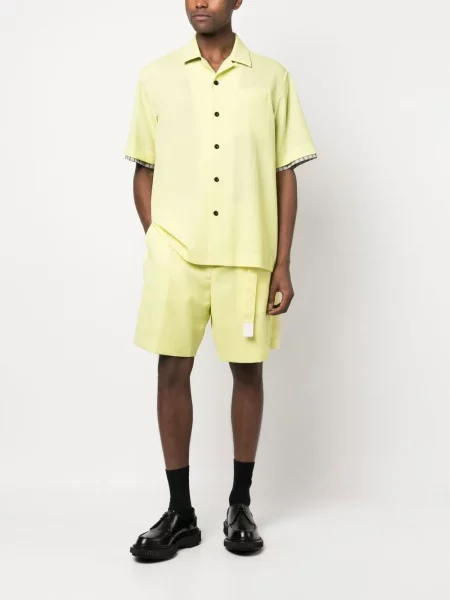 Juosmuo bermuda šortai Sacai geltona