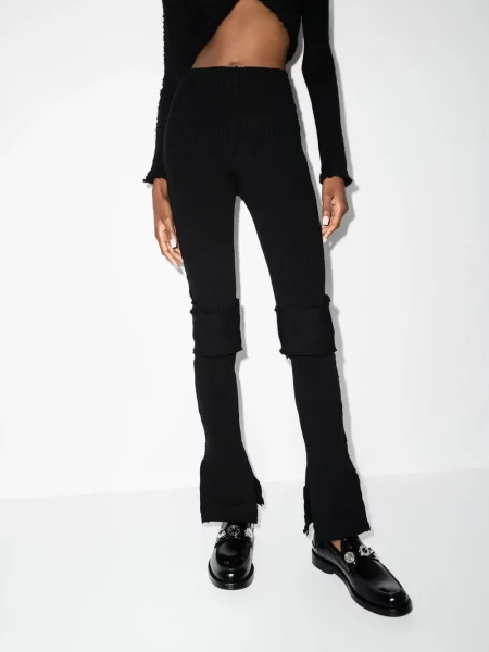 Pantaloni Talia Byre tricotate negru