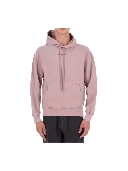 Bluza z kapturem Maison Kitsune z kapturem różowa
