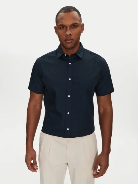 Jack&Jones Риза Joe тъмносин
