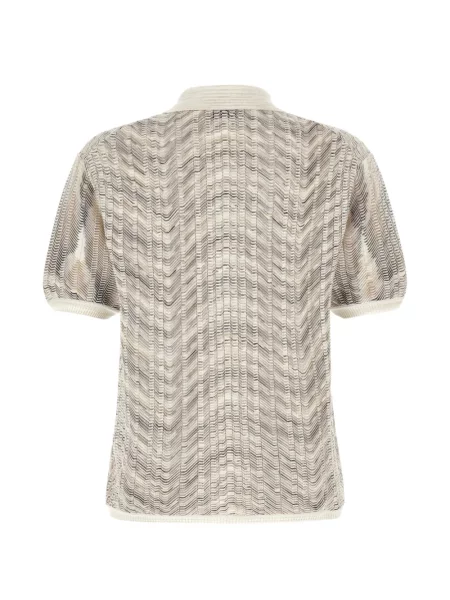 Scurt tricou polo Missoni tricotate