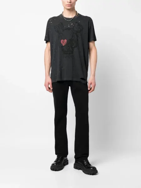 Tiesūs džinsai Dsquared2 juoda