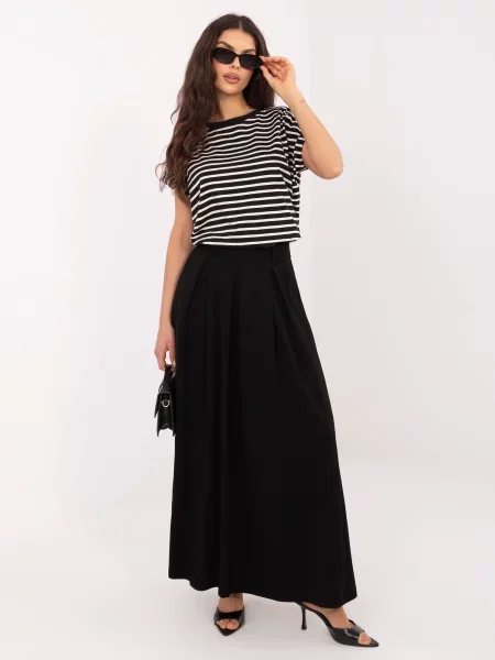 Fustă Relevance din jerseu negru