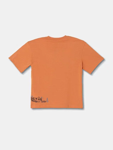 United Colors of Benetton tričko oranžové