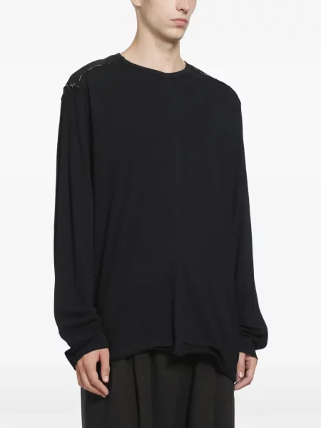 Lung tricou Ziggy Chen negru
