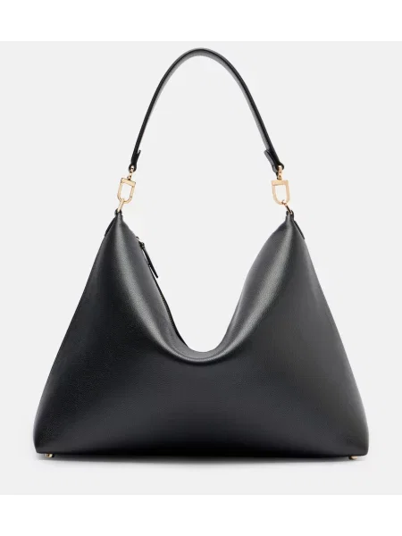 Geanta de piele Toteme din piele negru