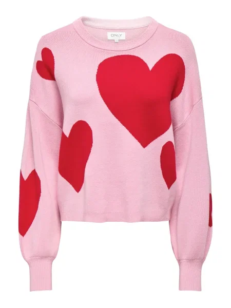 Pulover Only roșu