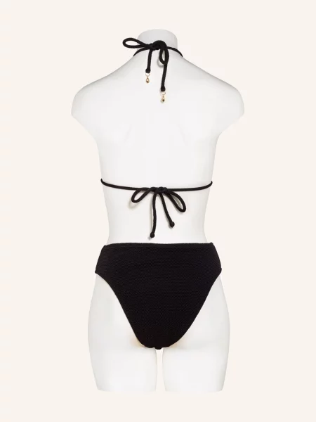 Seafolly High Waist Bikinové Kalhotky Sea Dive černá
