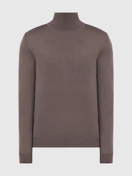 Гольф з вовни шовку та кашеміру Cashmere&whiskey коричневий