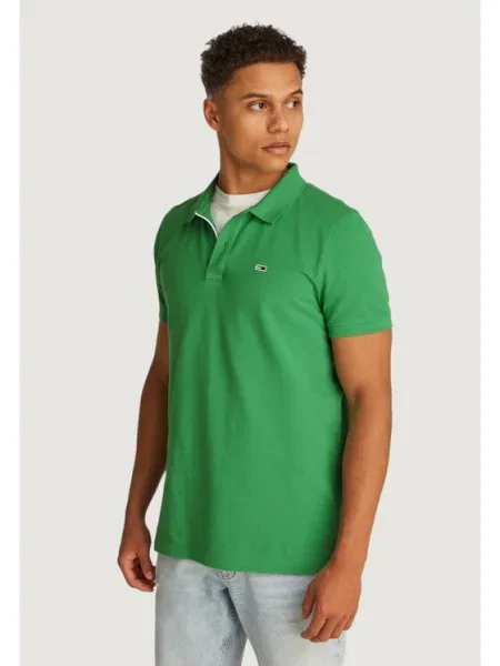 Tommy Jeans Tricou polo verde