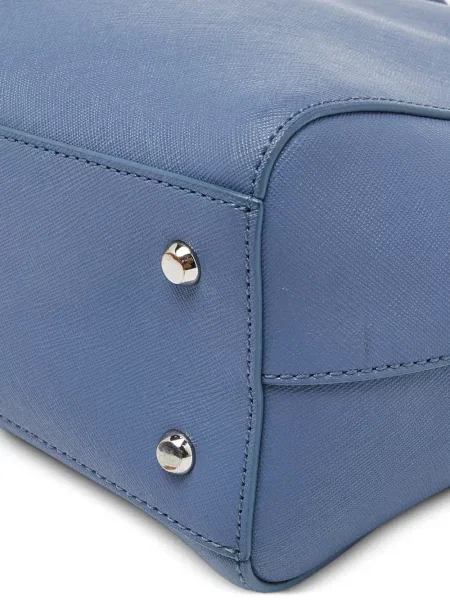 Bőr shopper táska Dkny kék