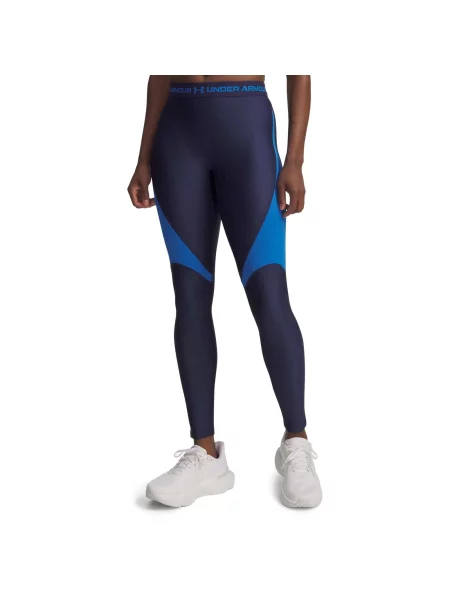 Legginsy Under Armour Ua Hg Rib Legging niebieskie