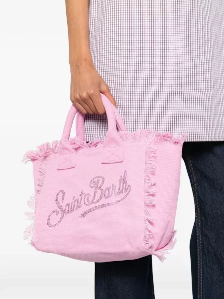Geantă shopper Mc2 Saint Barth roz
