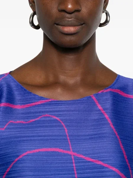 Rochie Pleats Please Issey Miyake de costum albastru