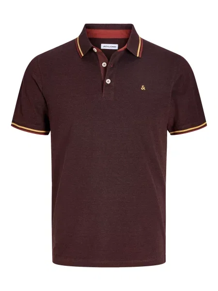 JACK & JONES Tricou JJEPaulos ciocolatiu