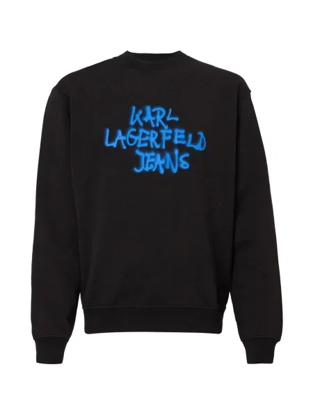 KARL LAGERFELD JEANS Mikina modrá černá