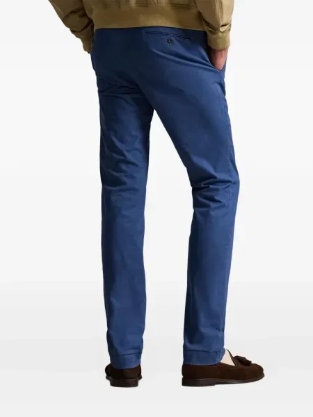 Șapcă Polo Ralph Lauren cu broderie din țesătură twill în carouri albastru