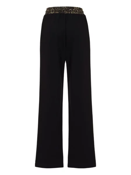 Pantaloni Just Cavalli cu model leopard negru