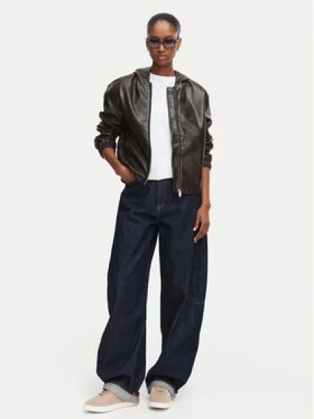 Calvin Klein Jeans Műbőr dzseki barna